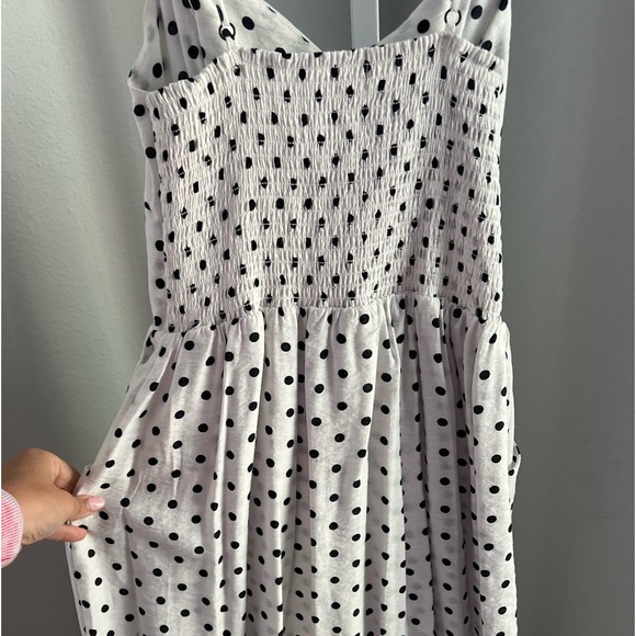 NWT Xhiliration white and black polka dot dress - Picture 5 of 6